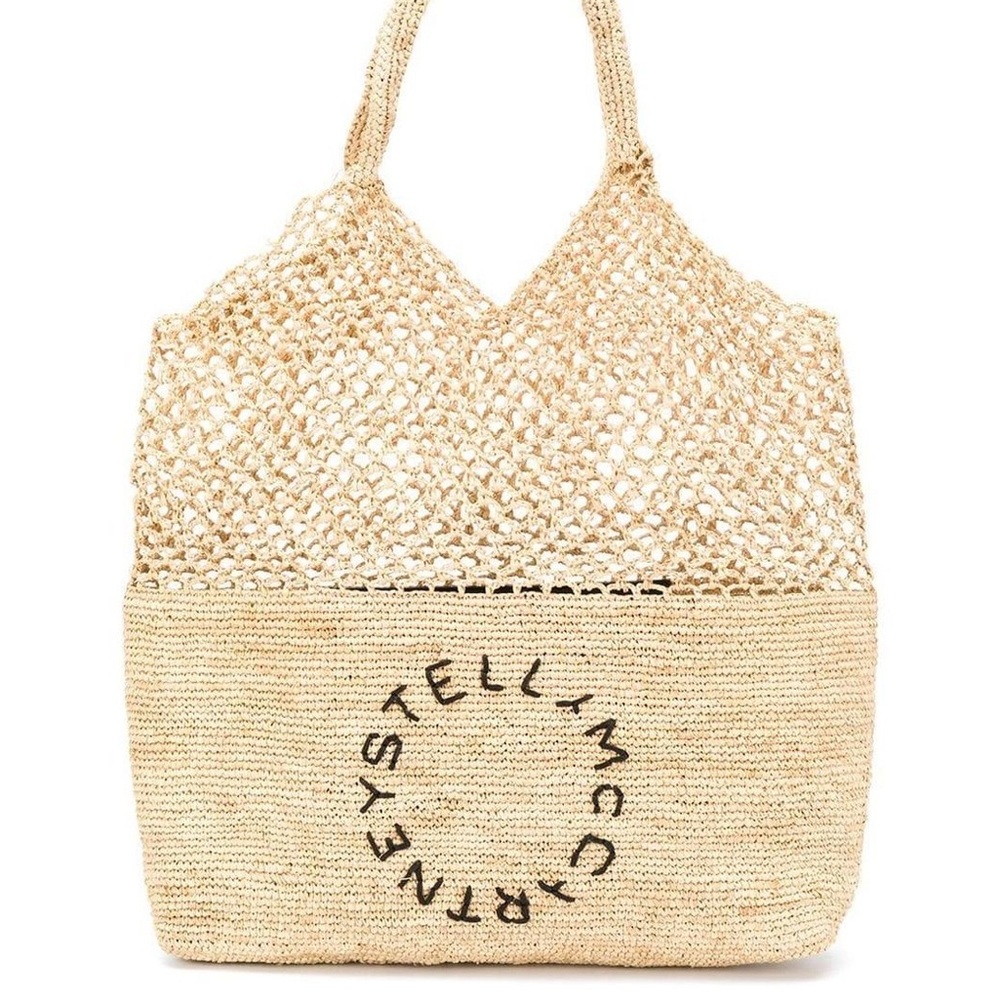 Stella McCartney Raffia Tote Bag